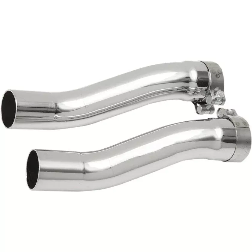 Cobra 6201T Chrome Tri-Glide Head Pipe Header Adapters Harley Trike 09-16