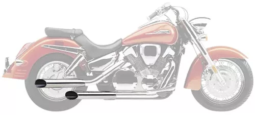 Cobra Boulevard Chrome Slash-Cut Slip-On Mufflers (1179SC)
