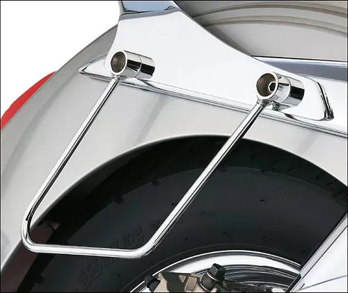 Cobra Chrome Saddlebag Support Bars (02-6111)
