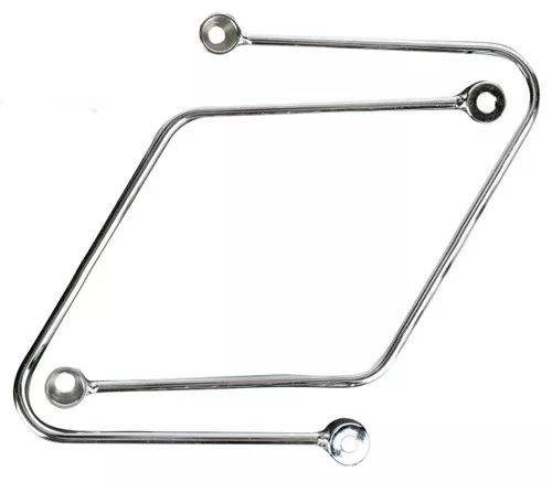 Cobra Chrome Saddlebag Support Bars (02-6201)