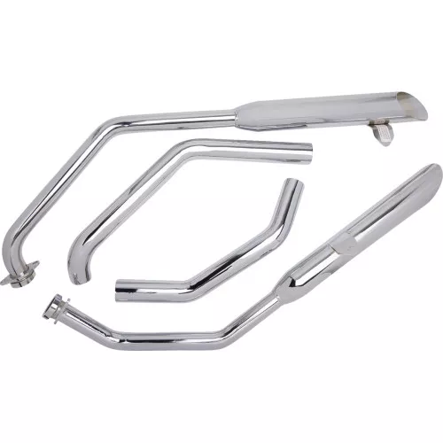 Cobra Classic Slash-Cut Chrome Exhaust System (3167SC)