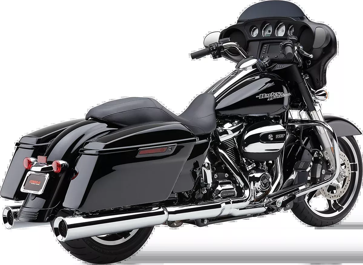 Cobra Power Flo Motorcycle Slip on Mufflers 2017-2020 Harley Touring Models