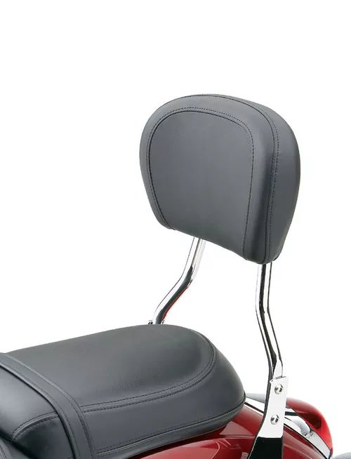 Cobra Round Short 14" Chrome Sissy Bar Backrest (02-8745)