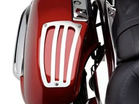 Cobra Saddlebag Lid Guards Chrome (02-6943)