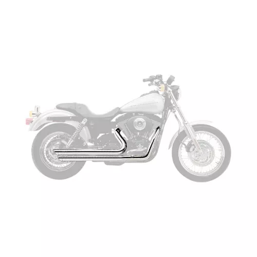 Cobra Speedster Slash-Down Chrome Exhaust System (6852)