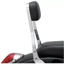 Cobra Square Mini 11" Chrome Sissy Bar Passenger Backrest (02-4765)