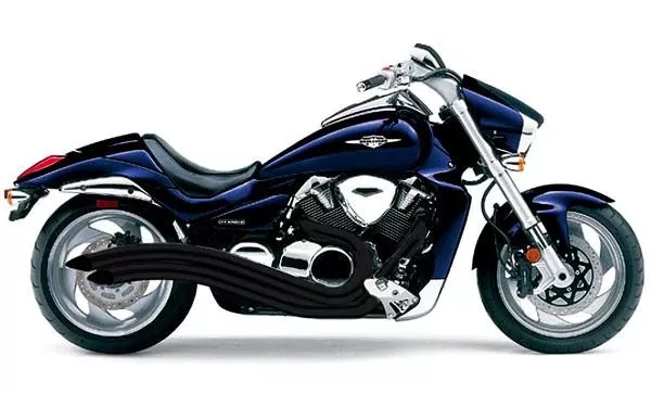 Cobra Swept Exhaust for Suzuki M109R '06-15 Black