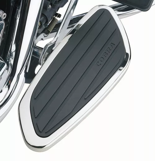 Cobra Swept Front Chrome Floorboards (06-4115)