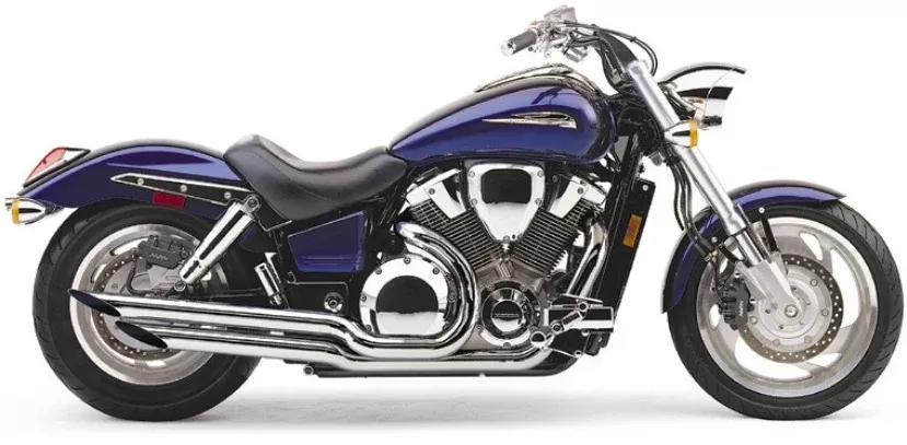 Cobra USA Hot Rod Exhaust for 2002-08 Honda VTX1800C – Chrome – 1675SC