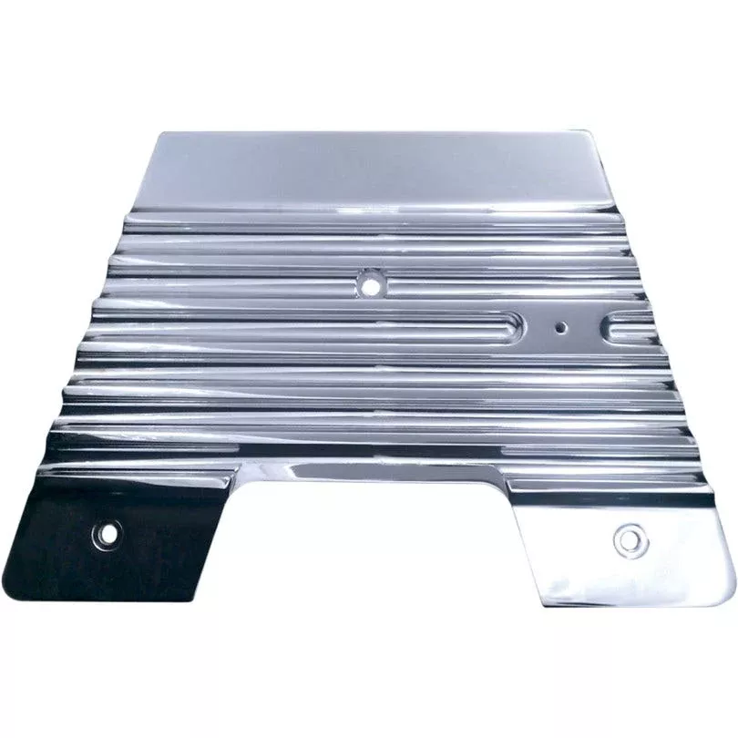 Covingtons Customs Chrome Finned Firewall Frame Accent Filler Panel Harley 09-16