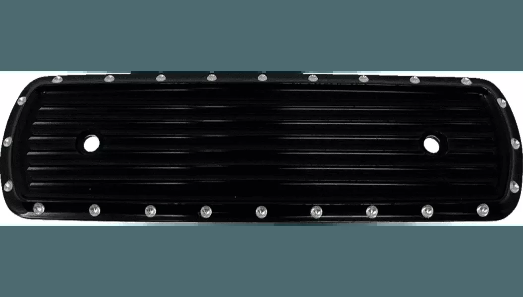 Covingtons Customs Dimpled Air Cleaner Cover Inserts for ’21-23 Harley Davidson FLHXS/FLHRXS/FLTRXS Touring and ’18-24 FLHCS/FLFBS/FXBBS/FXBRS/FXFBS Softail with OEM Oval Air Cleaner – Black