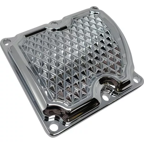 Covingtons Diamondback Transmission Top Cover for Harley M8 Touring – Chrome