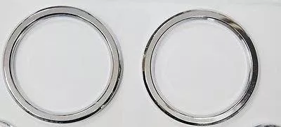 Custom Chrome 677690 Smooth Billet 3-5/8″ Instrument Bezels Harley FLH / FLT