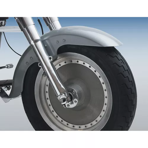 Custom Chrome Steel Front Fender for Harley Fat Boy Models