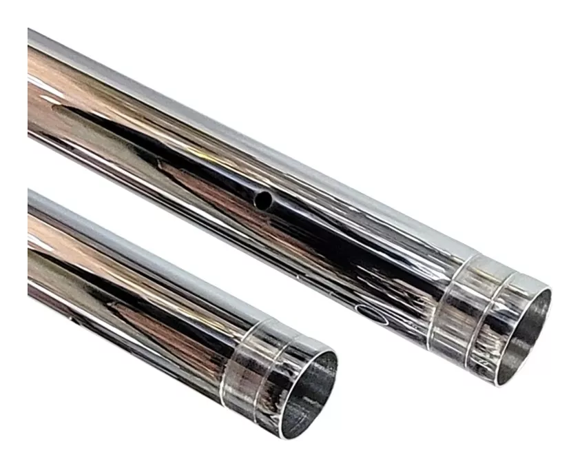 Custom Cycle Engineering Ultra Chrome 47mm Fork Tubes For Harley Pan America 2021-2026