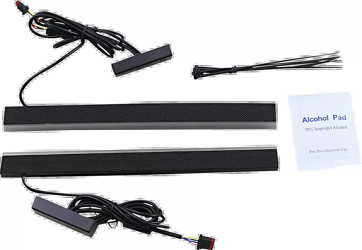 Custom Dynamics 10″ Dual Color Rear LED Plasma Rods Accent Light Kit for Harley