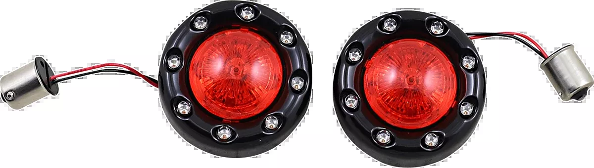 Custom Dynamics 1156 Rear Bullet Turn Signals 2000-2024 Harley Softail Touring