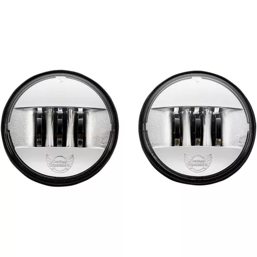 Custom Dynamics 4.5″ Probeam LED Passing Lamps for Harley – Chrome
