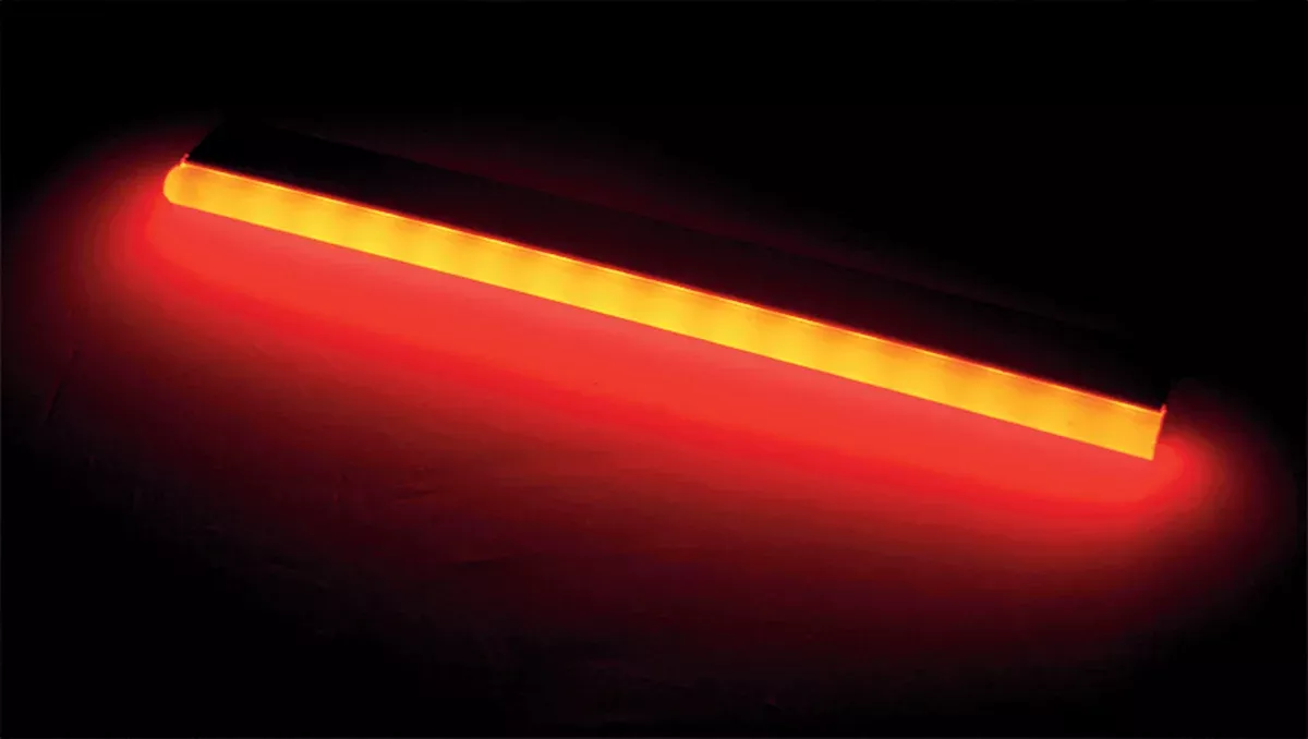 Custom Dynamics 8″ Universal Rear Smoked LED Red Plasma Rod Strip fits Harley