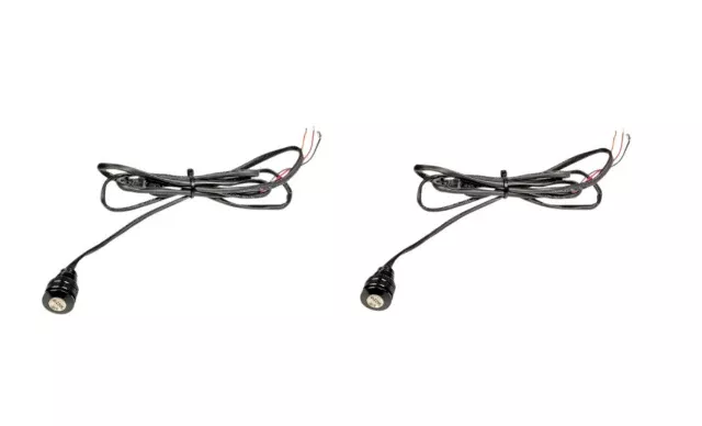 Custom Dynamics Amber LED Black Boltz Universal Motorcycle Accent Lights