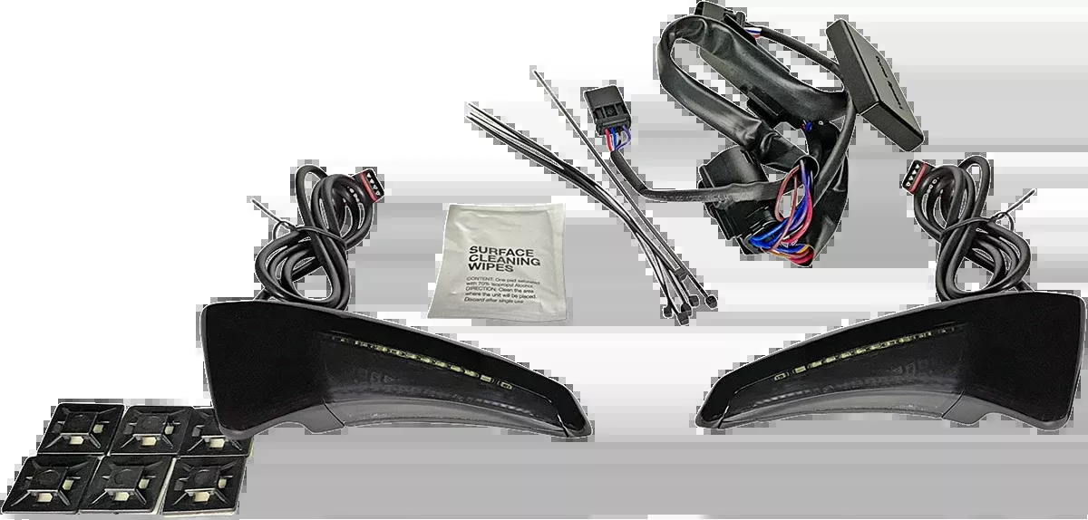 Custom Dynamics Backrest Smoke LED Lights 2014-2024 Harley Touring FLHTK FLTRU