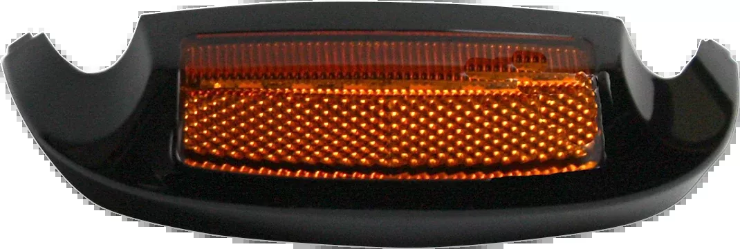 Custom Dynamics Black Amber LED Front Fender Tip Light 2014-2024 Harley Touring