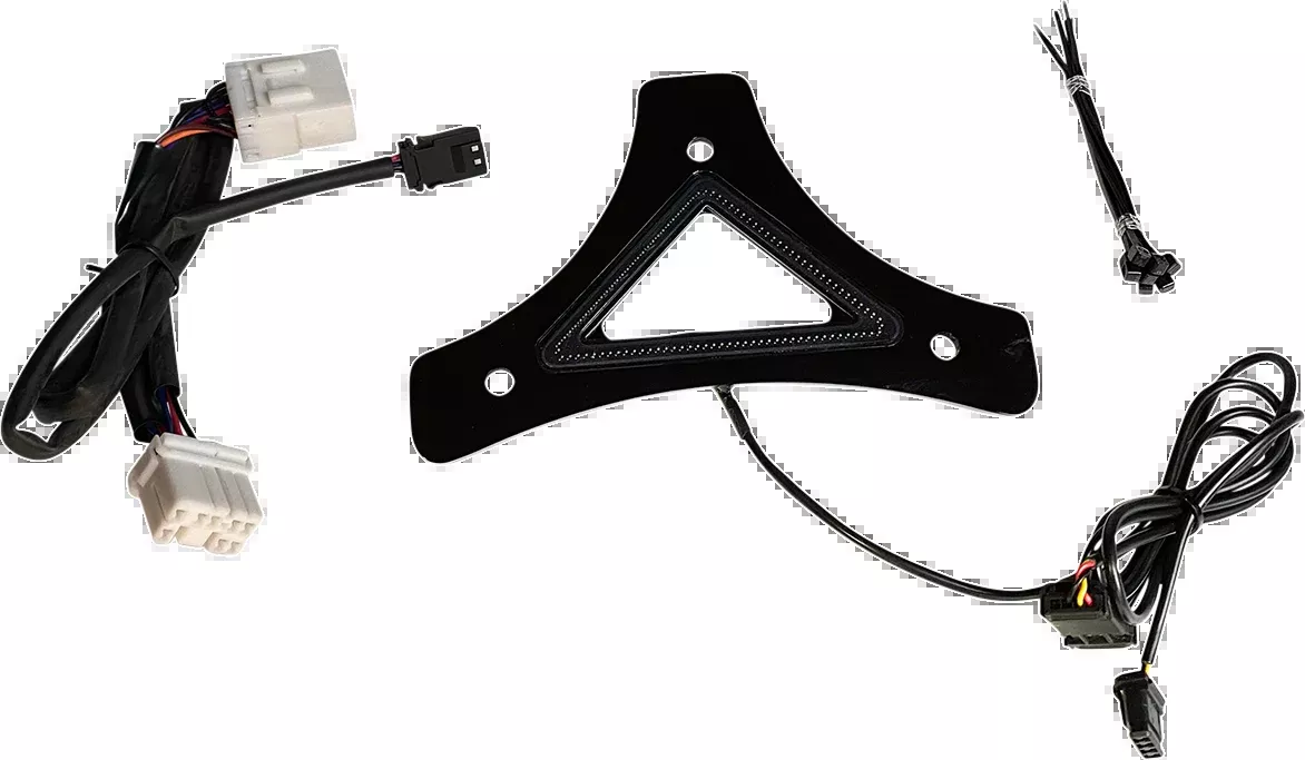 Custom Dynamics Black LED Backrest Brake Light 1996-2017 Harley Softail Touring