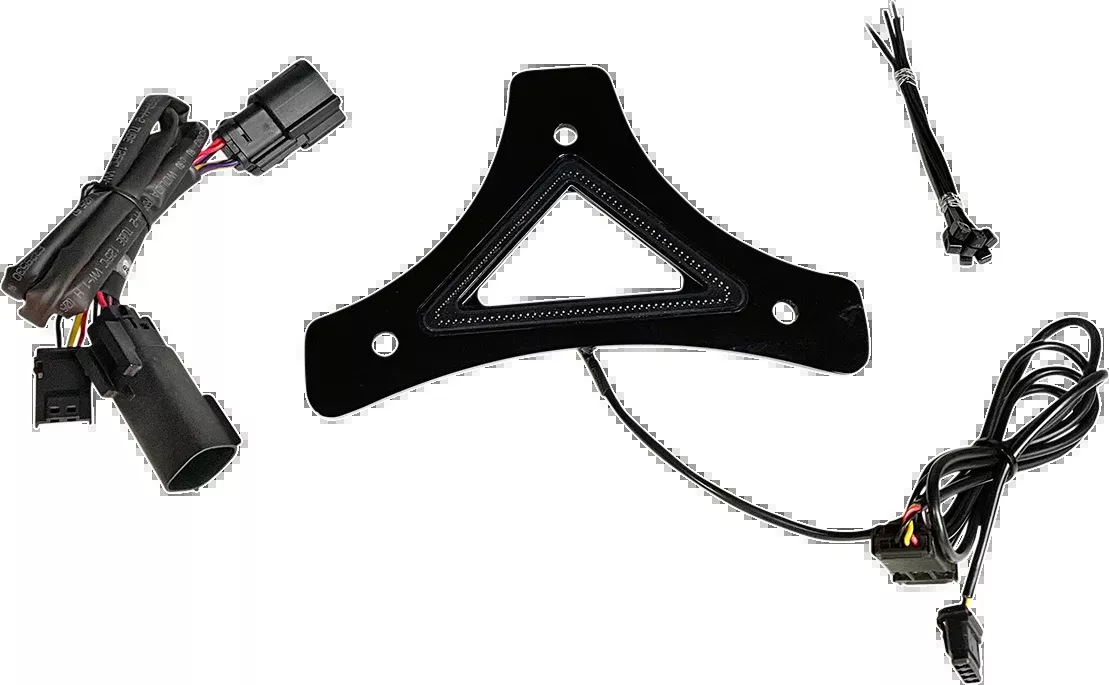 Custom Dynamics Black LED Backrest Brake Light 2014-2024 Harley Touring Models