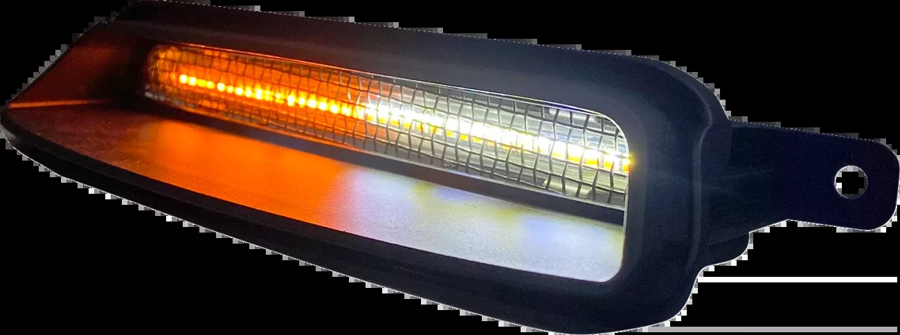 Custom Dynamics Black LED Fairing Vent Insert for 2019-2024 Indian Chieftain