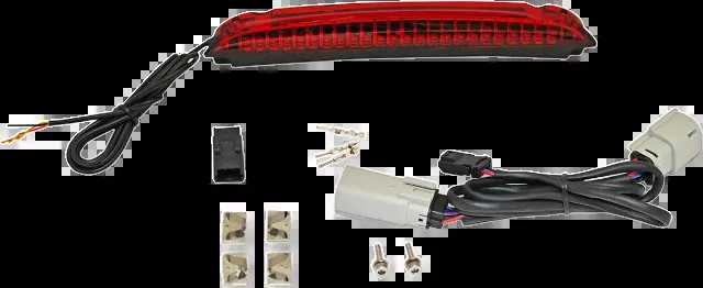 Custom Dynamics Black LED Luggage Rack Brake Light 2015-2024 Harley Road Glide