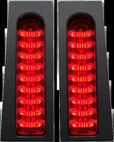 Custom Dynamics Black Probeam LED Fillerz Lights 2014-2024 Harley Touring Models
