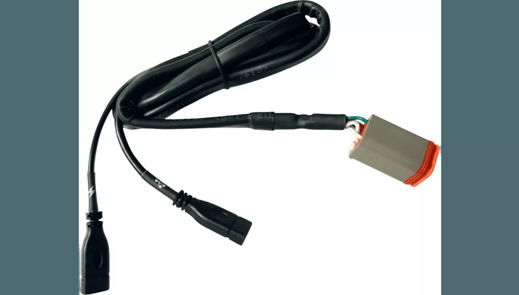 Custom Dynamics CarPlay USB-C Y-Harness PLUS for ’20-up Indian Touring Models