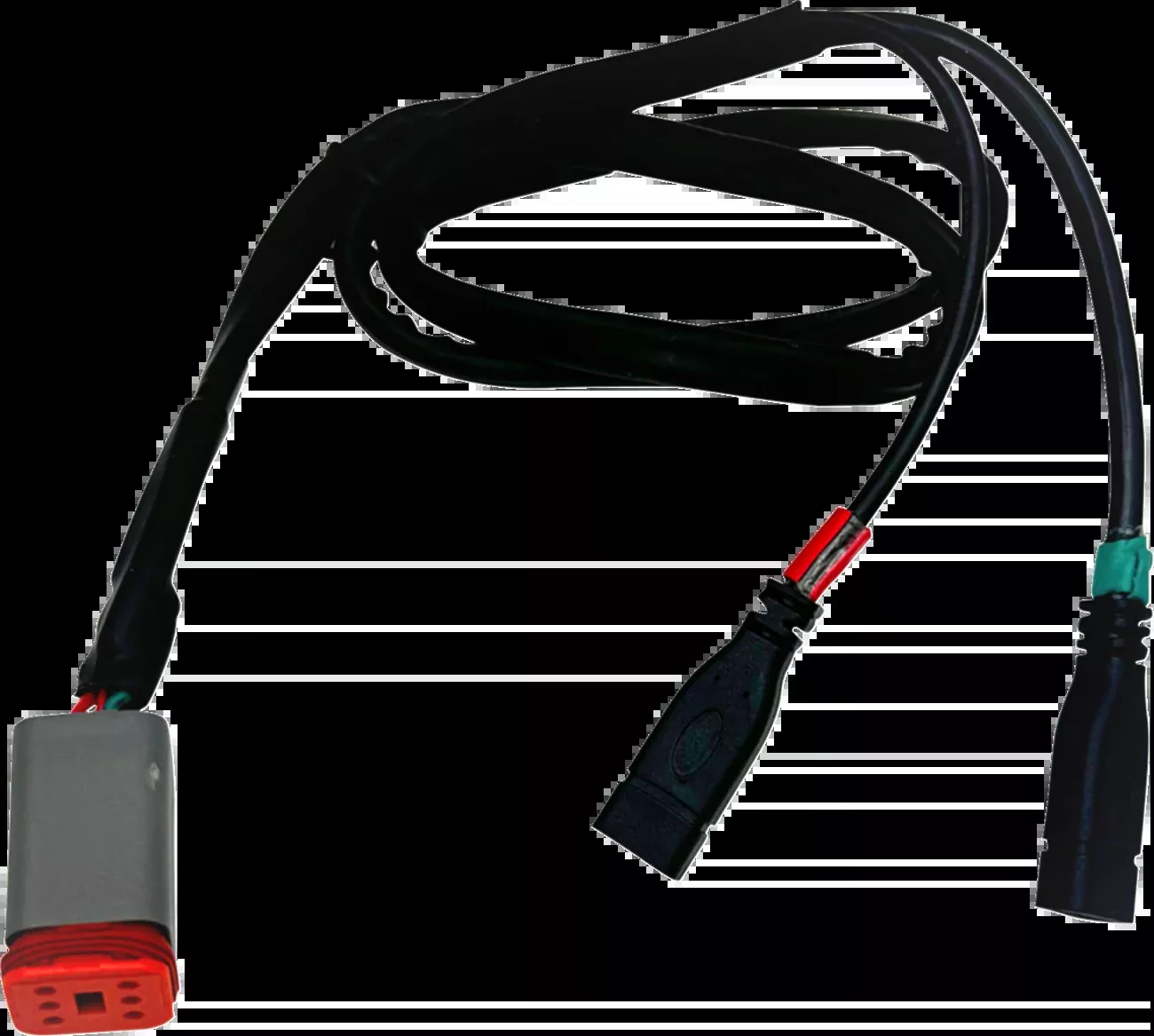 Custom Dynamics CarPlay Y-Harness – USB-C – Indian – CD-IND-USBC-Y