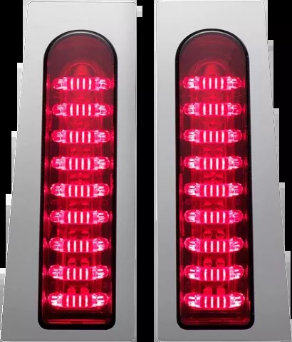 Custom Dynamics Chrome Probeam LED Fillerz Lights fits 2014-2024 Harley Touring