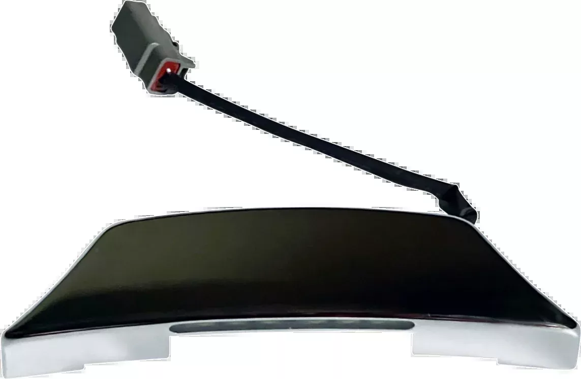 Custom Dynamics Chrome Radius License Plate Top Mount 2014-2022 Touring Models