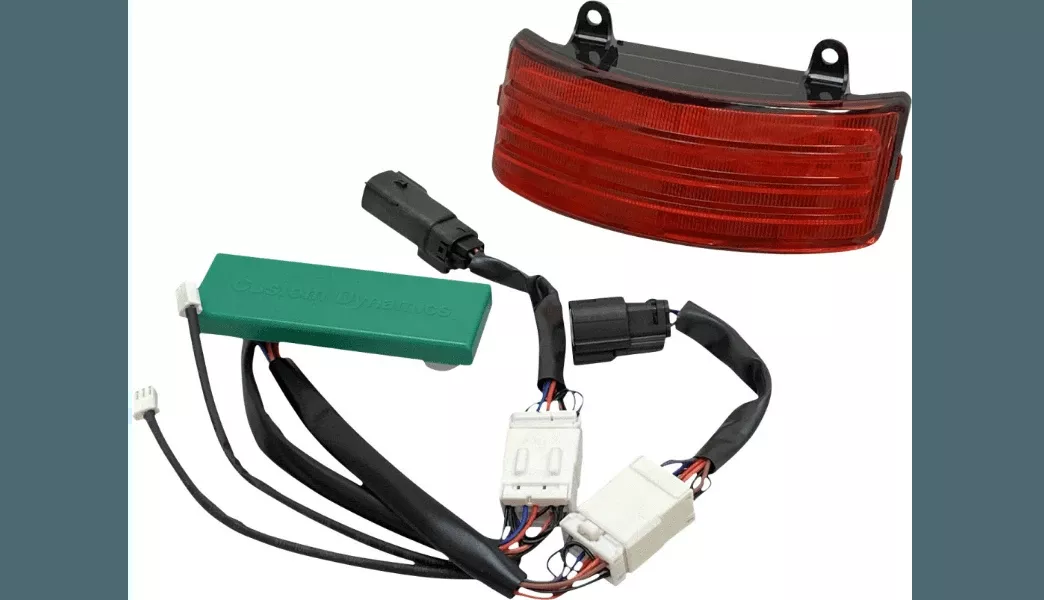 Custom Dynamics Dual-Intensity LED TriBar Taillight for ’10-13 Harley Davidson Street Glide FLHX