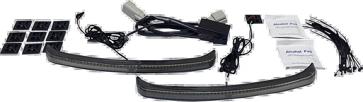 Custom Dynamics Dynamic Motorcycle LED Fender Lights 2011-2013 Harley Tri Glide