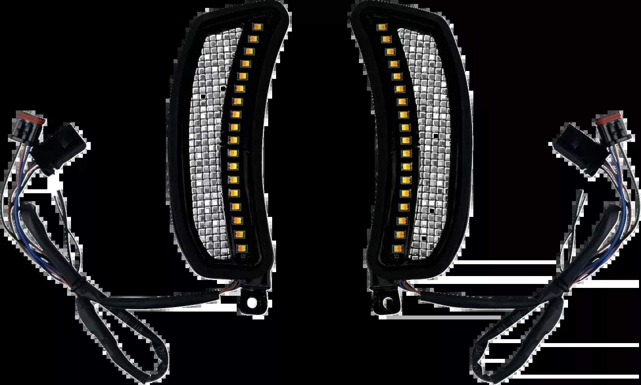 Custom Dynamics Fairing Vent LED Turn Signal Lights 2022-24 Harley Low Rider ST