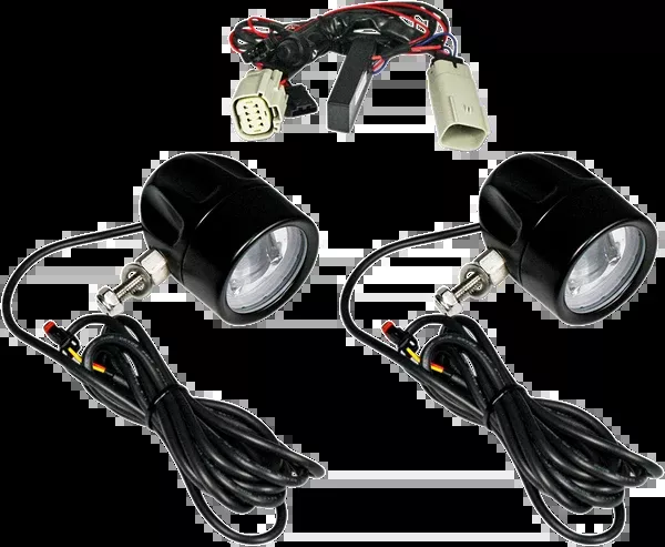 Custom Dynamics Fog Light – Black – Clear Lens
