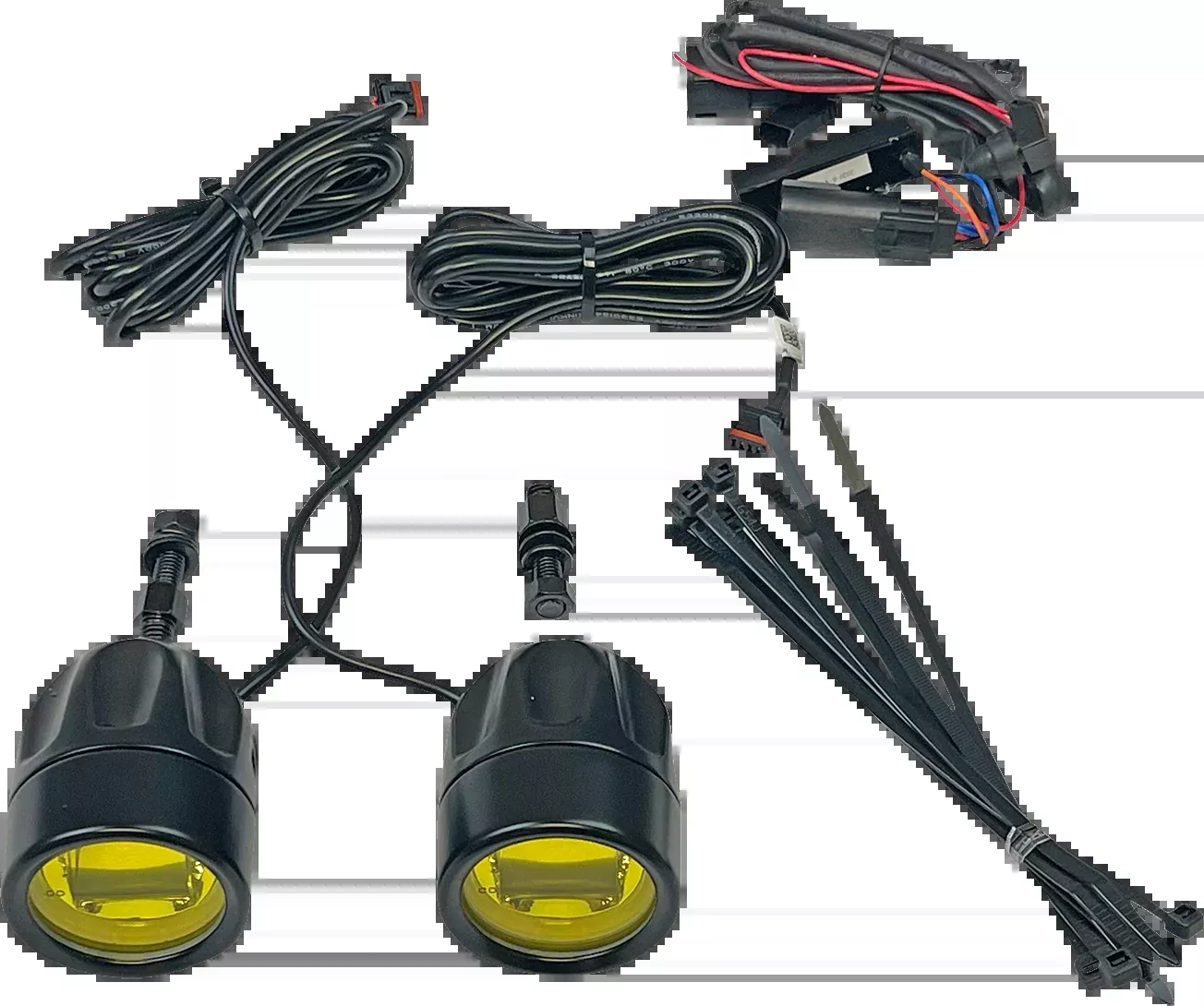 Custom Dynamics Fog Light – Black – Yellow Lens – PB-FOG-BCM-YB