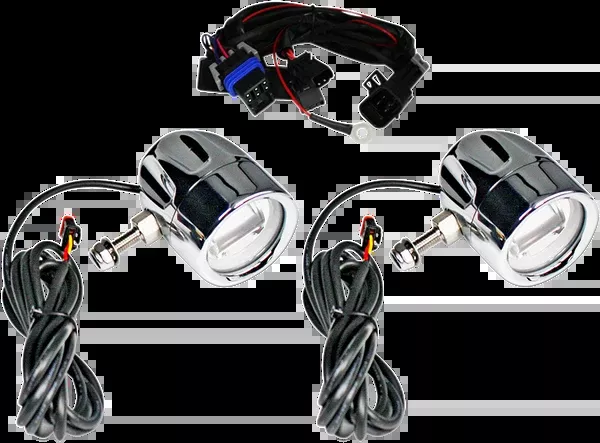 Custom Dynamics Fog Light – Chrome – Clear Lens – Universal