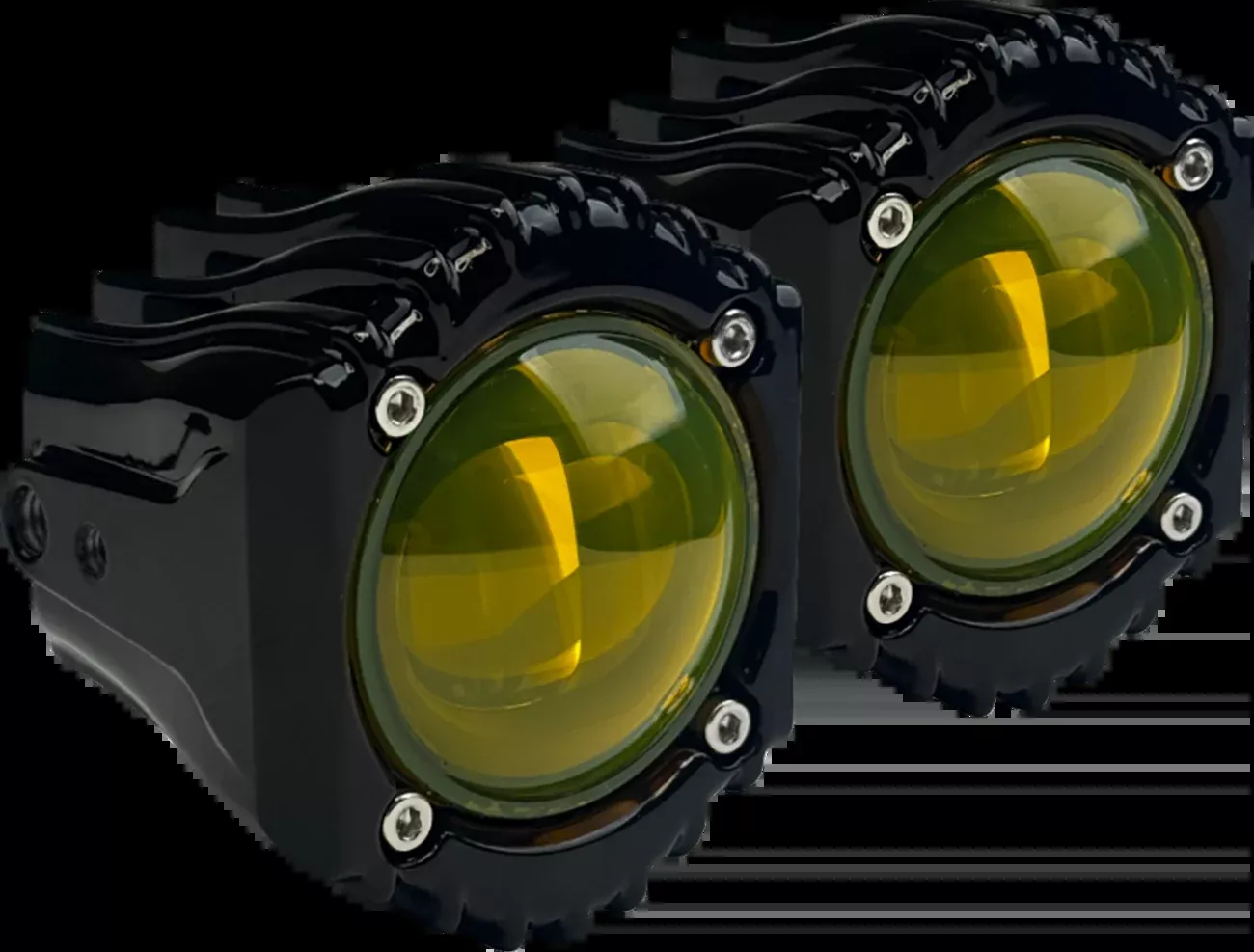 Custom Dynamics Fog Lights Shark Demon – High Performance LED – Yellow – SD-FOG-7Y