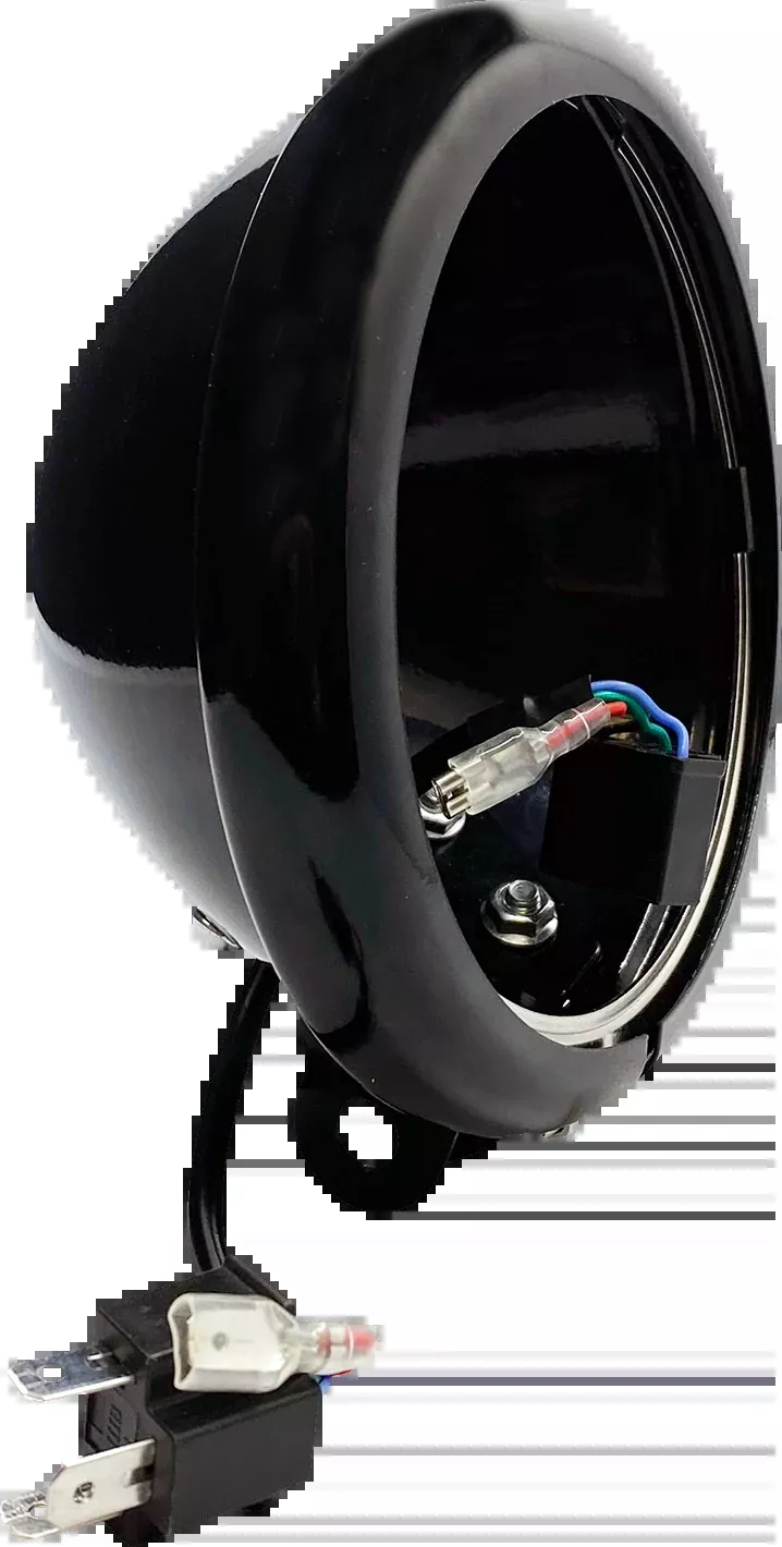 Custom Dynamics Headlight Bucket - 5-3/4" - Black - CD-18ST-BUCKET