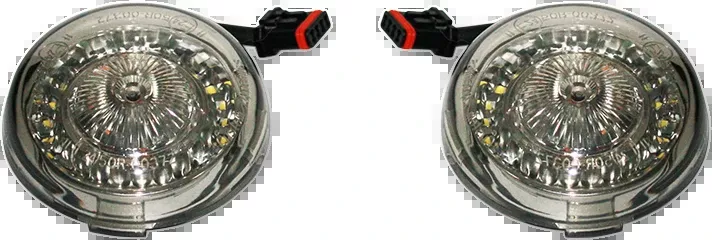 Custom Dynamics JAE Probeam LED ECE Turn Signal Inserts for Harley HDI CVO Models