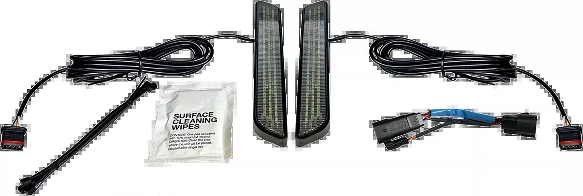 Custom Dynamics LED Front Fork lights 2010-13 Harley CVO Road King Street Glide