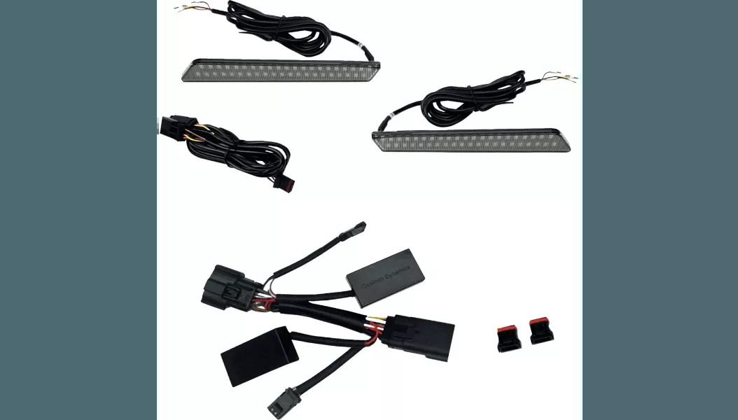 Custom Dynamics LED Saddlebag Latch Kit for ’26-Up Harley Davidson Road Glide and Street Glide (Select Lens Color)
