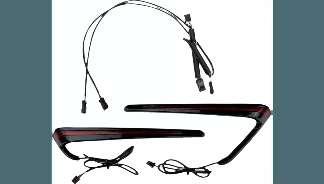Custom Dynamics LED Saddlebag Lights for ’22-Up Softail Low Rider ST FXLRST – Red Lens