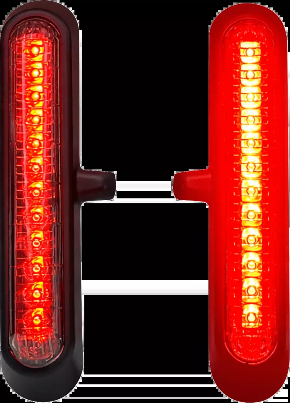 Custom Dynamics LED Saddlebag Lights – Smoke Lens – Matte Black – CD-LRST-SB-S