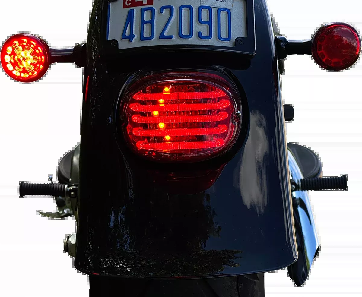 Custom Dynamics LED Taillight & Integrated Turn Signals 1999-2024 Harley Softail