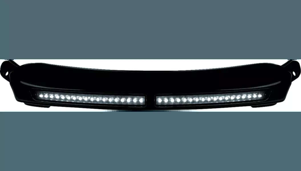 Custom Dynamics LED Windshield Trim for ’15-25 Harley Davidson Road Glide FLTR Models (Select Finish)